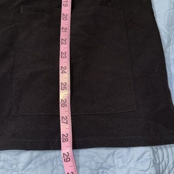 Ave By Medline Black Scrub Set L Unisex V-Neck Top & Elastic Waist Pants - Picture 13 of 15